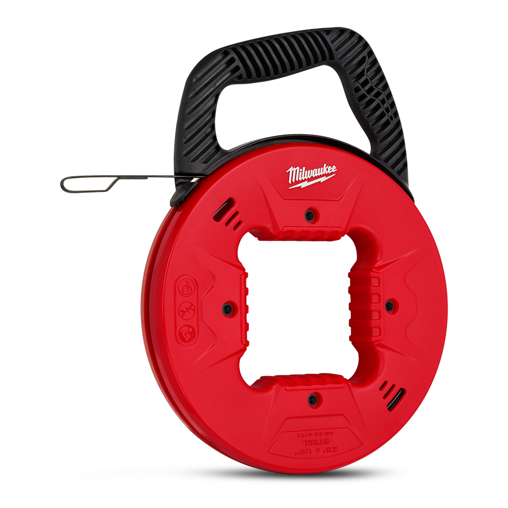 Milwaukee 48224171 7.5m 25ft 3.2mm Steel Fish Tape