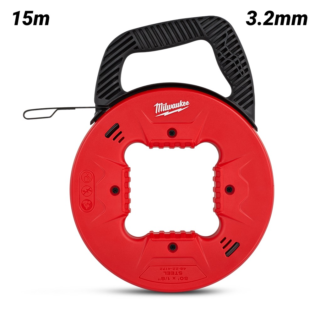Milwaukee 48224172 15m 50ft 3.2mm Steel Fish Tape – image 2