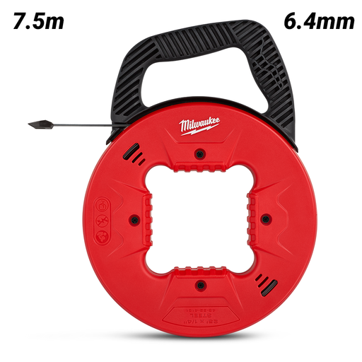 Milwaukee 48224181  7.5m 25ft 6.4mm Steel Fish Tape – image 2