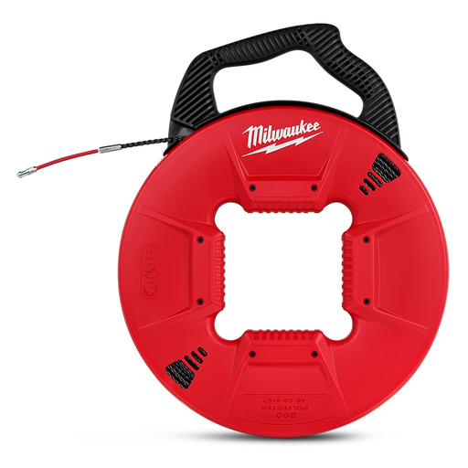 Milwaukee 48224197 60m 200ft Polyester Fish Tape Metal Leader – image 4