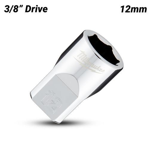 Milwaukee 45349082 3/8’’ Drive 12mm Metric 6-Point Standard Socket – image 2