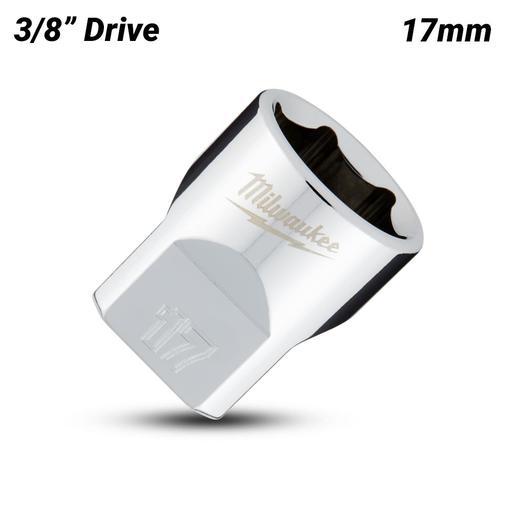 Milwaukee 45349087 3/8’’ Drive 17mm Metric 6-Point Standard Socket – image 2