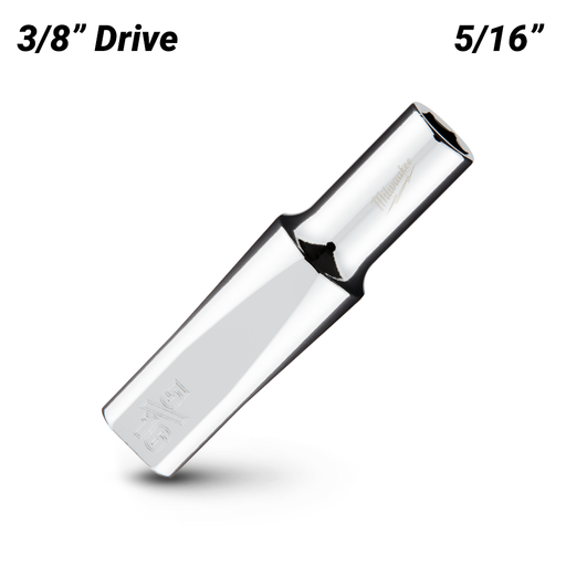 Milwaukee 45343125 3/8’’ Drive 5/16’’ SAE 6-Point Deep Socket – image 2