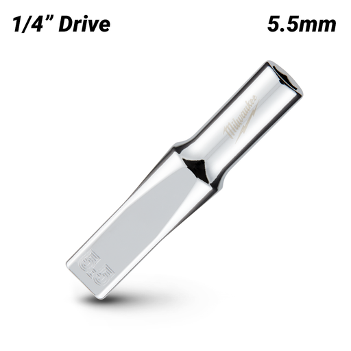 Milwaukee 45349043 1/4’’ Drive 5.5mm Metric 6-Point Deep Socket – image 2