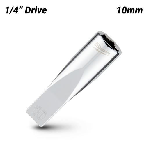 Milwaukee 45349048 1/4’’ Drive 10mm Metric 6-Point Deep Socket – image 2