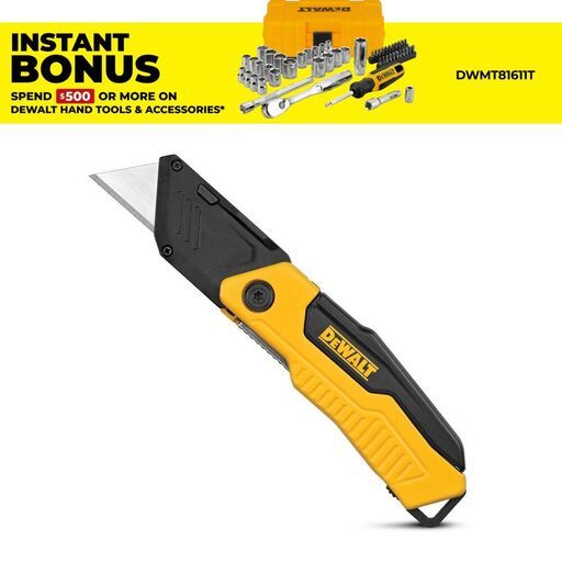 DeWalt DWHT10916 Fixed Blade Folding Lightweight Utility Knife