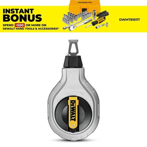 DeWalt DWHT47399  30m 6:1 Chalk Reel