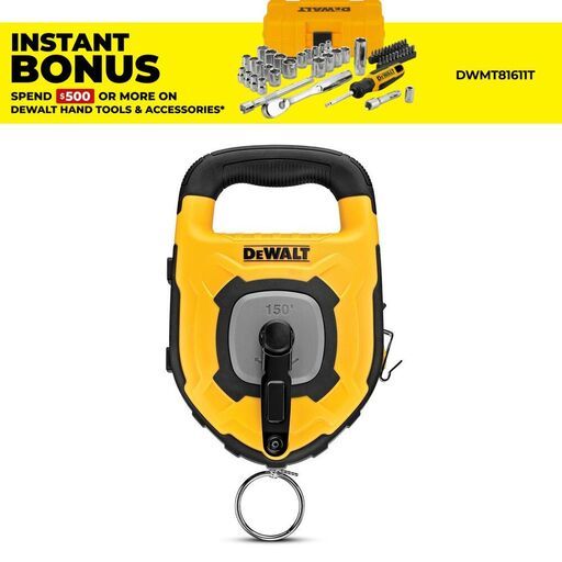 DeWalt DWHT47415 45m 2:1 Chalk Line Reel