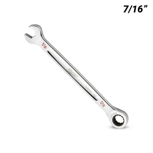 Milwaukee 45969214 7/16" SAE Ratcheting Combination Wrench – image 2