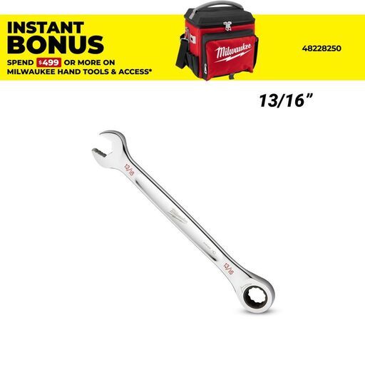 Milwaukee 45969226 13/16" SAE Ratcheting Combination Wrench