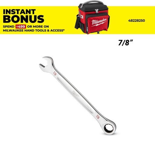 Milwaukee 45969228 7/8" SAE Ratcheting Combination Wrench
