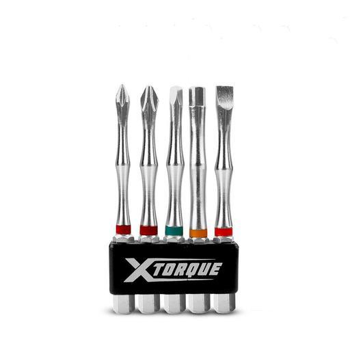 Xtorque XMP575 5-Pack 75mm Multi Torsion Driver Bit Set