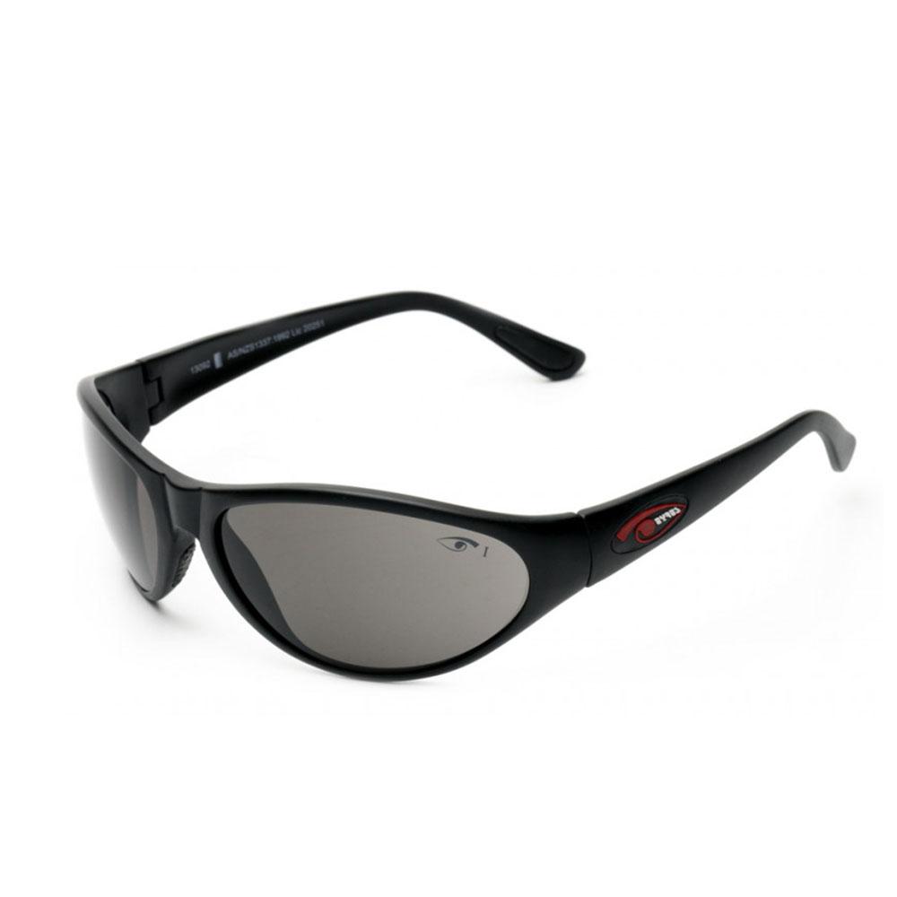 Eyres 412-M1-GY Smoke Lens Yagan Black Medium Impact Safety Glasses  – image 1