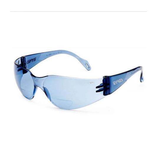 Eyres 312RX-OP-LB+2.00 Blue Reader +2.00 Magnification Safety Glasses