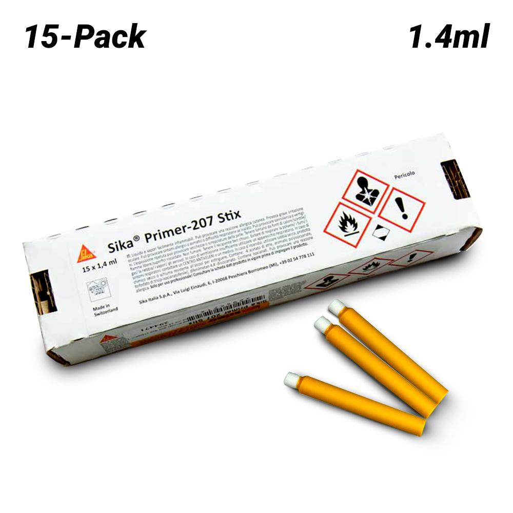Sika 513708 15 Pack 1.4ml 207 Stix Windscreen Primer