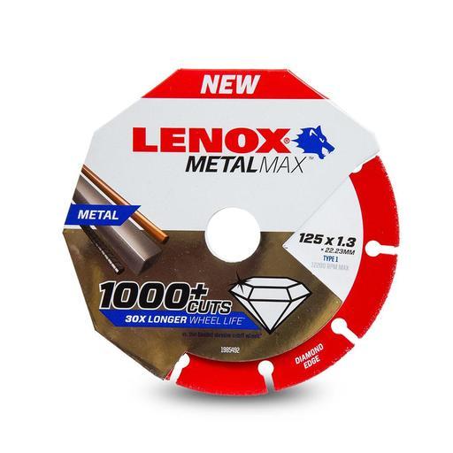 Lenox 1985492 125 x 22.2 x 1.3mm Metal Max Diamond Blade – image 2