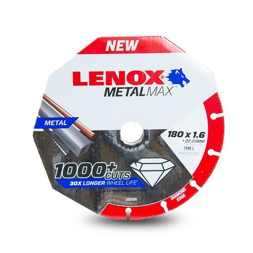 Lenox 1985494 180 x 22.2 x1.6mm Metal Max  Angle Grinder Cutoff Wheel – image 2
