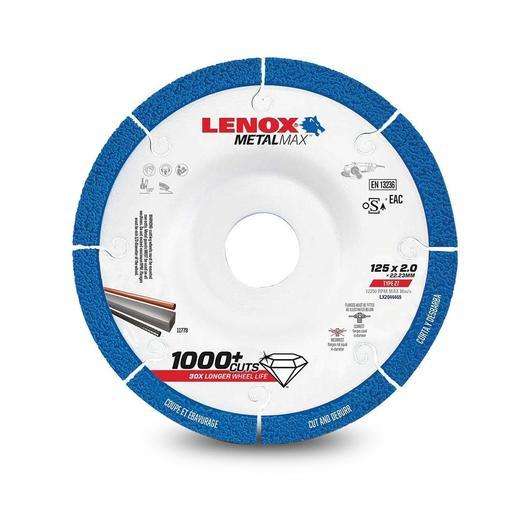 Lenox LX2044469 125 x 22.2 x 2.0mm Metal Max Diamond Metal Cutoff & Deburring Blade – image 2