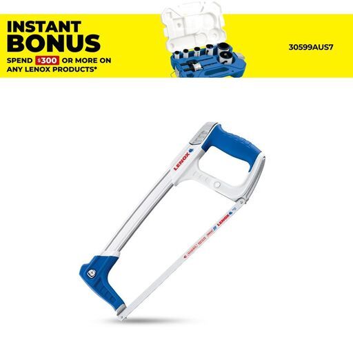 Lenox 12132HT50 Hacksaw HT50 300mm 24TPI High Tension Frame