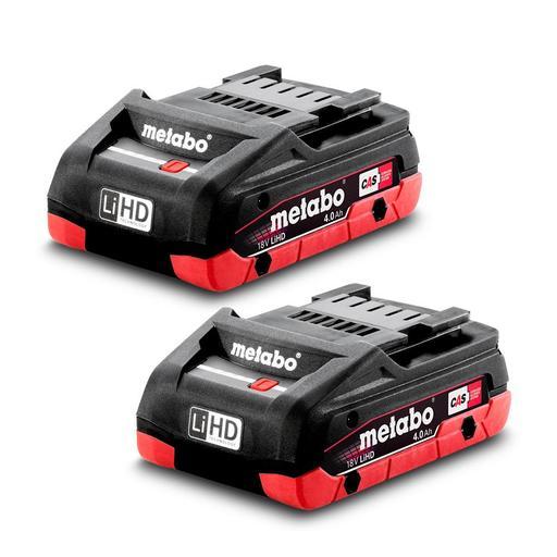 Metabo 4.0 LiHD TP (AU32102400) 18V 4.0Ah Li-ion Battery Twin Pack – image 2