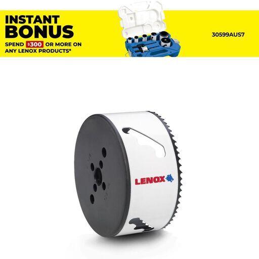 Lenox 2060593 105mm (4") Speed slot Bi-Metal Hole Saw