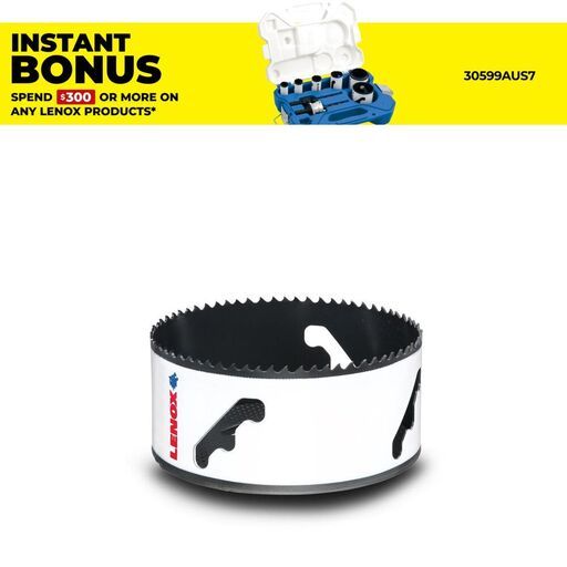 Lenox 2079617 111mm (4.4") Speed slot Bi-Metal Hole Saw