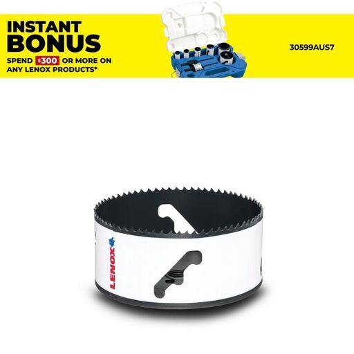 Lenox 2059709 114mm (4.5") Speed slot Bi-Metal Hole Saw