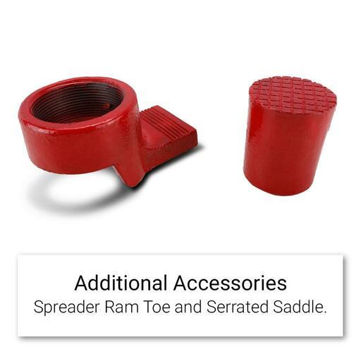 Daytona DPBRK10 10 Tonne Hydraulic Pump Porta Power Body Repair Kit with Ram & Spreader – image 9
