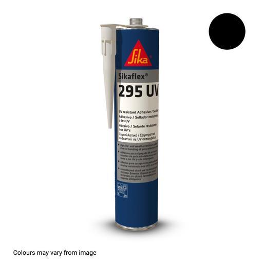 Sika 184072 300ml Sikaflex 295 UV Marine Glazing Adhesive Sealant Black