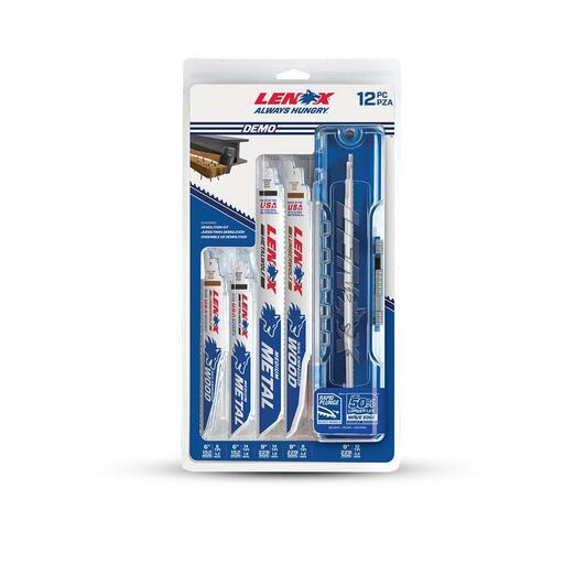 Lenox 1214412RKD 12pc Demolition Reciprocating Saw Blade Kit – image 2