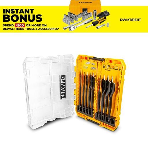DeWalt DT70751-QZ 9pce Extreme Spade Bit Set