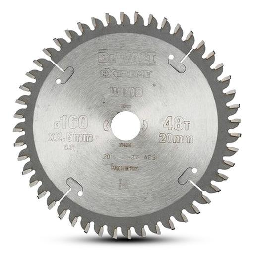 DeWalt DT4084-QZ 160mm (6.2") 48T Extreme Workshop TCG Circular Saw Blade  – image 2