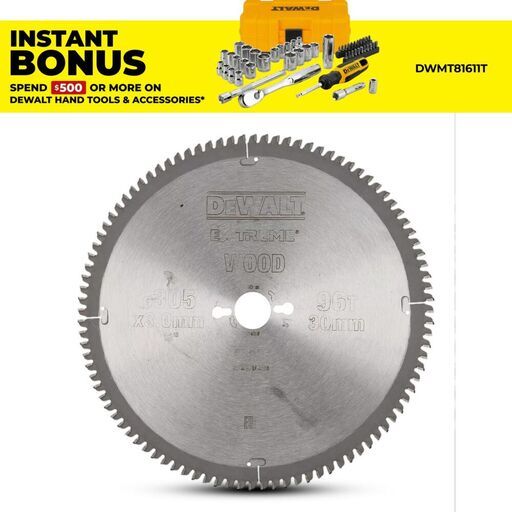 DeWalt DT4290-QZ 305mm (12") 96T Extreme Workshop TCG Circular Saw Blade 