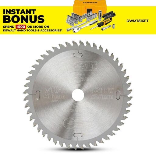 DeWalt DT90264-QZ 254mm (10") 80T Extreme Workshop TCG Circular Saw Blade 