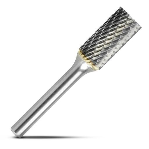 Bordo 6400-95034 1/4" x 5/8" 1/4" Shank Tungsten Carbide SB-1 Cylindrical End Double Cut Burr – image 2