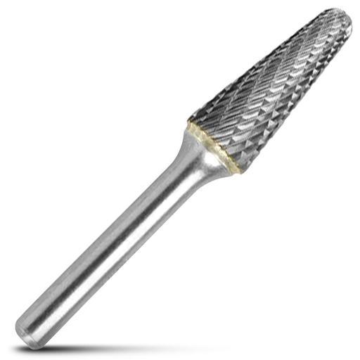 Bordo 6400-95177 5/16" x 7/8" 1/4" Shank Tungsten Carbide SL-2 14 Degree Included Angle Double Cut Burr