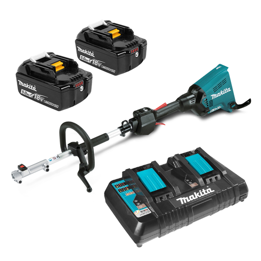 Makita DUX60PT2 36V (18V x 2) 5.0Ah Li-ion Cordless Brushless Multi Tool Power Head Combo Kit
