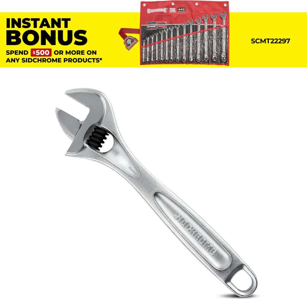 Sidchrome SCMT25154 300mm (12") Adjustable Wrench – image 1