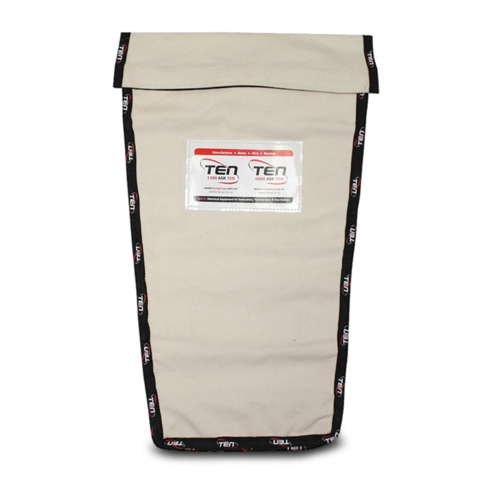 Salisbury TENM408 460mm x 200mm x 100mm White Canvas Glove Storage Bag – image 1