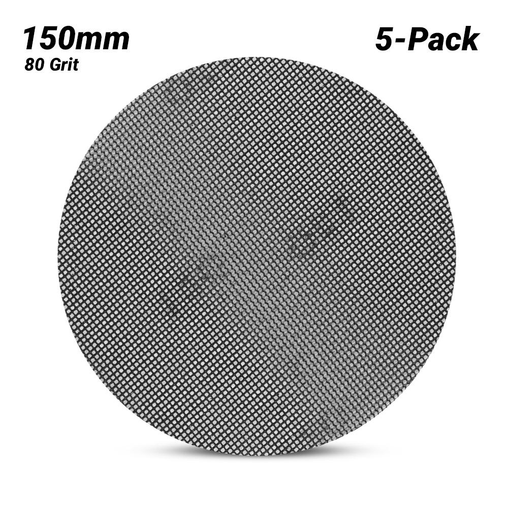 DeWalt DTM3123-QZ 5-Pack 150mm (6") 80 Grit Extreme Mesh ROS Sanding Disc – image 2