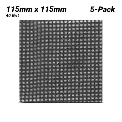 DeWalt DTM8663-QZ 5-Pack 115mm x 115mm 40 Grit Extreme Abrasive Mesh 1/4" Sheet – image 2
