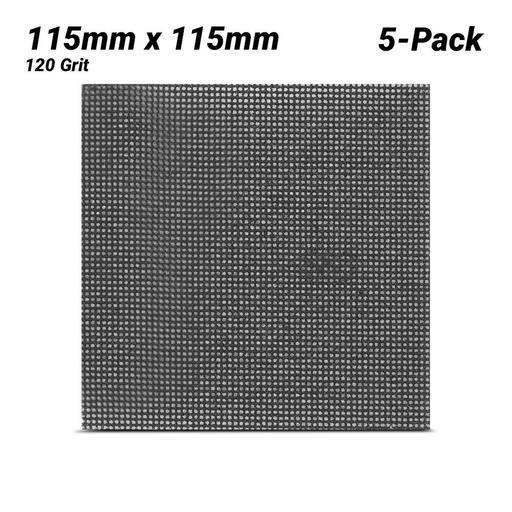 DeWalt DTM3023-QZ 5-Pack 115mm x 115mm 120 Grit Extreme Abrasive Mesh 1/4" Sheet – image 2