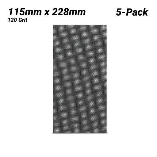 DeWalt DTM8552-QZ 5-Pack 115mm x 228mm 120 Grit Extreme Abrasive Mesh 1/2" Sheet – image 2
