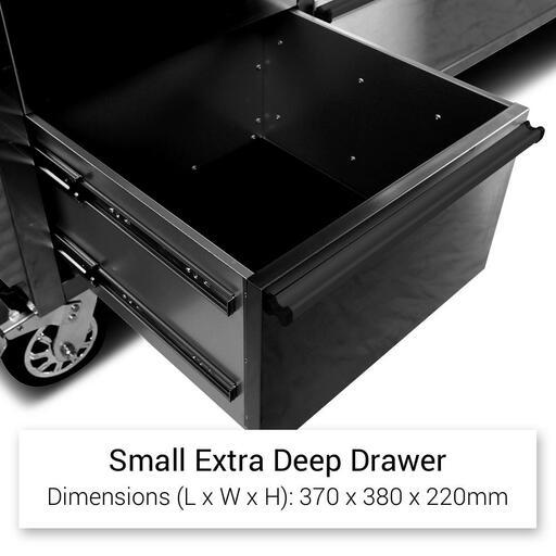 Daytona DB72B Black Series 72" Mobile Work Bench with 15 Drawers Tool Chest & 3 Door Cabinet – image 11