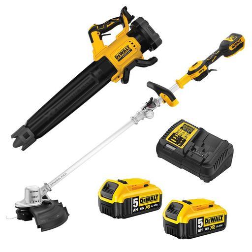 DeWalt DCZ241P2-XE 18V 5.0Ah XR Li-Ion Cordless Brushless 2pce Combo Kit