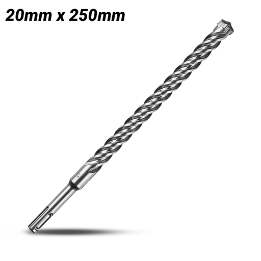Milwaukee 4932356504  20mm x 250mm SDS Plus MX4 4-Cut Masonary Drill Bit – image 2
