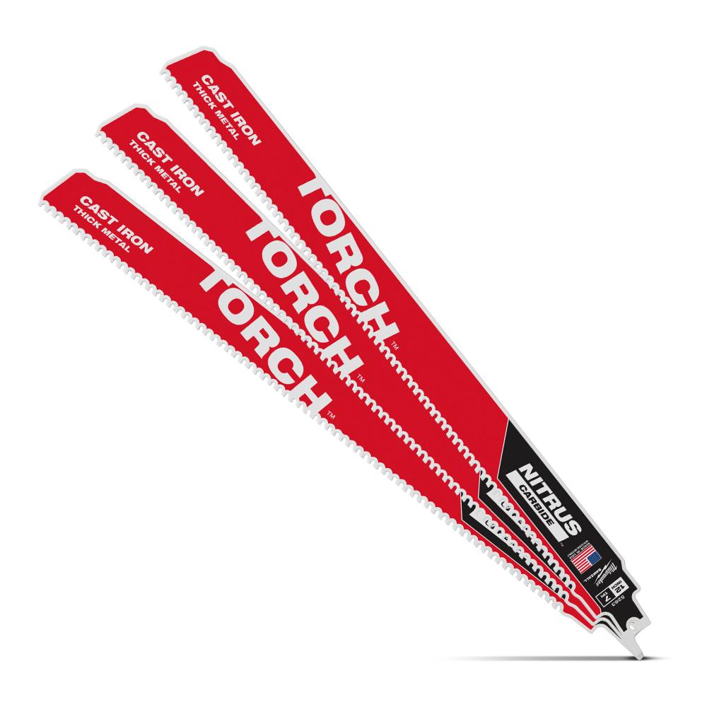 Milwaukee 48005363 3Pack 300mm (11") 7TPI The Torch with Nitrus