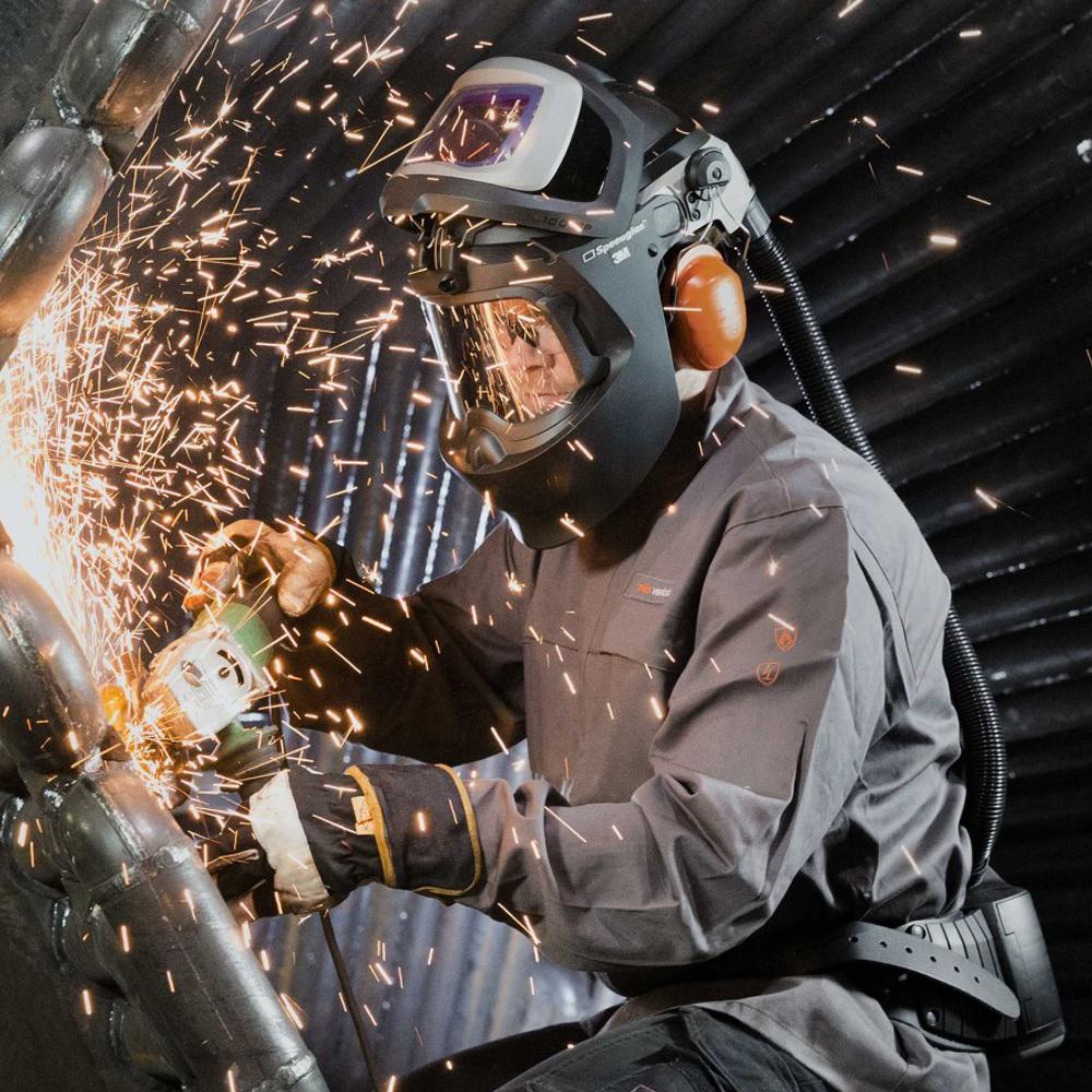 Speedglas 577726HD 9100XXi MP Air Welding And Safety Helmet With Heavy Duty Adflo PAPR – image 2