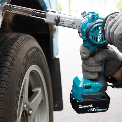 Makita DBS180RTX1 18V Li-ion Cordless Brushless 9mm Power File Belt Sander Combo Kit – image 7