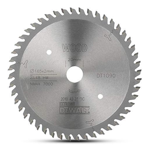 DeWalt DT1090-QZ 165mm (6.5") 48T Extreme Workshop ATB Saw Blade – image 2